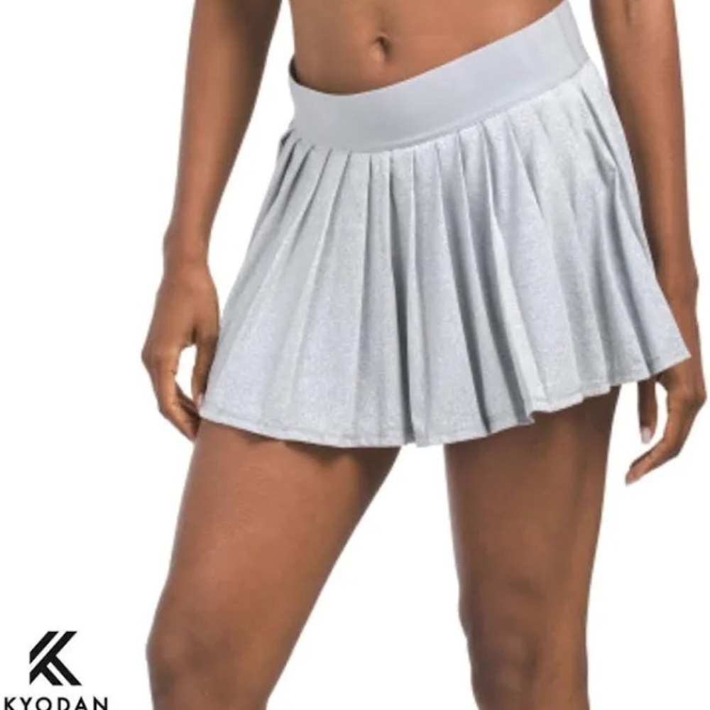 Pleated Gray Kyodan Skort